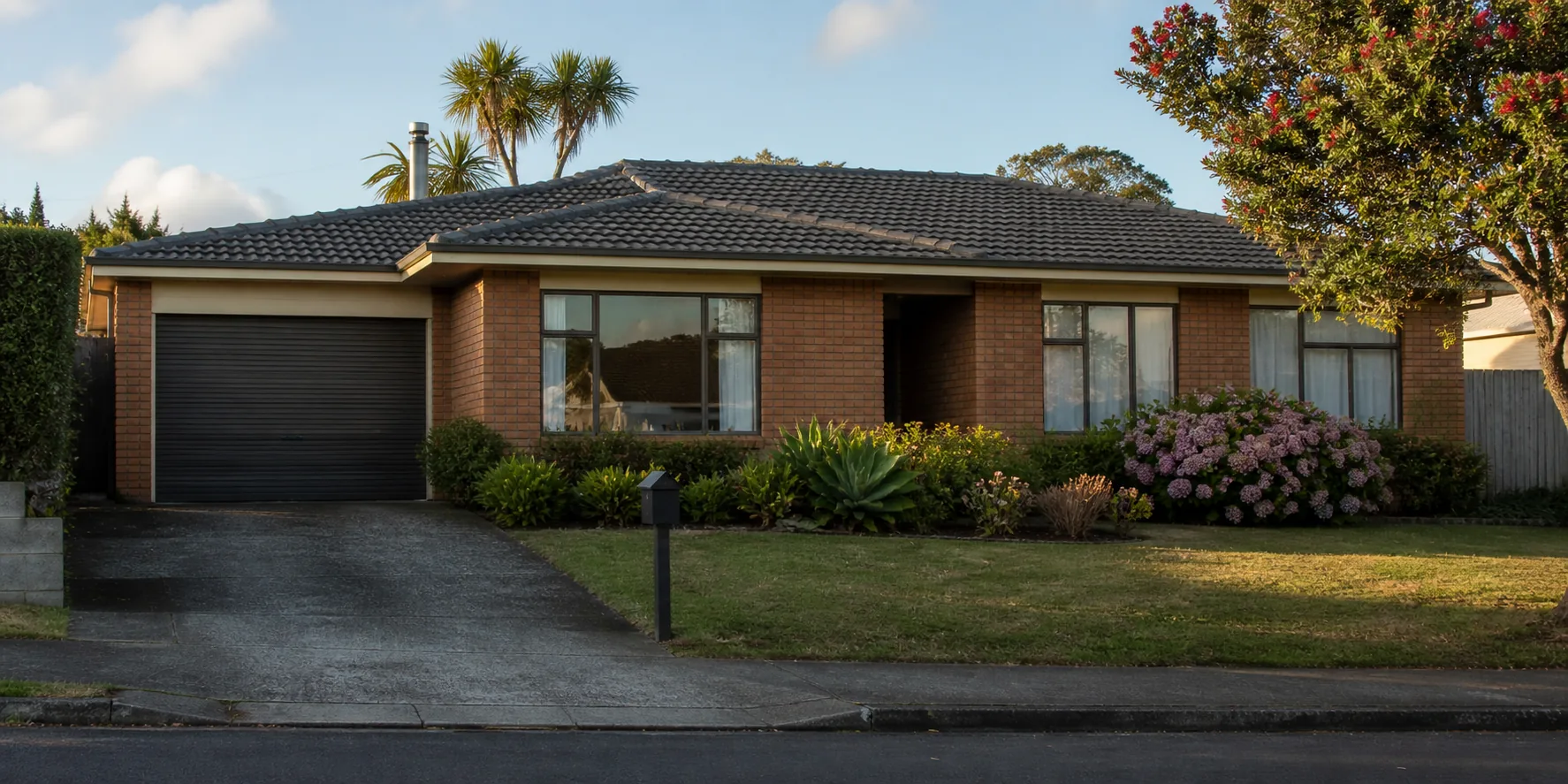 A brick and tile house of the eighties and nineties, a quarter of Henderson homes