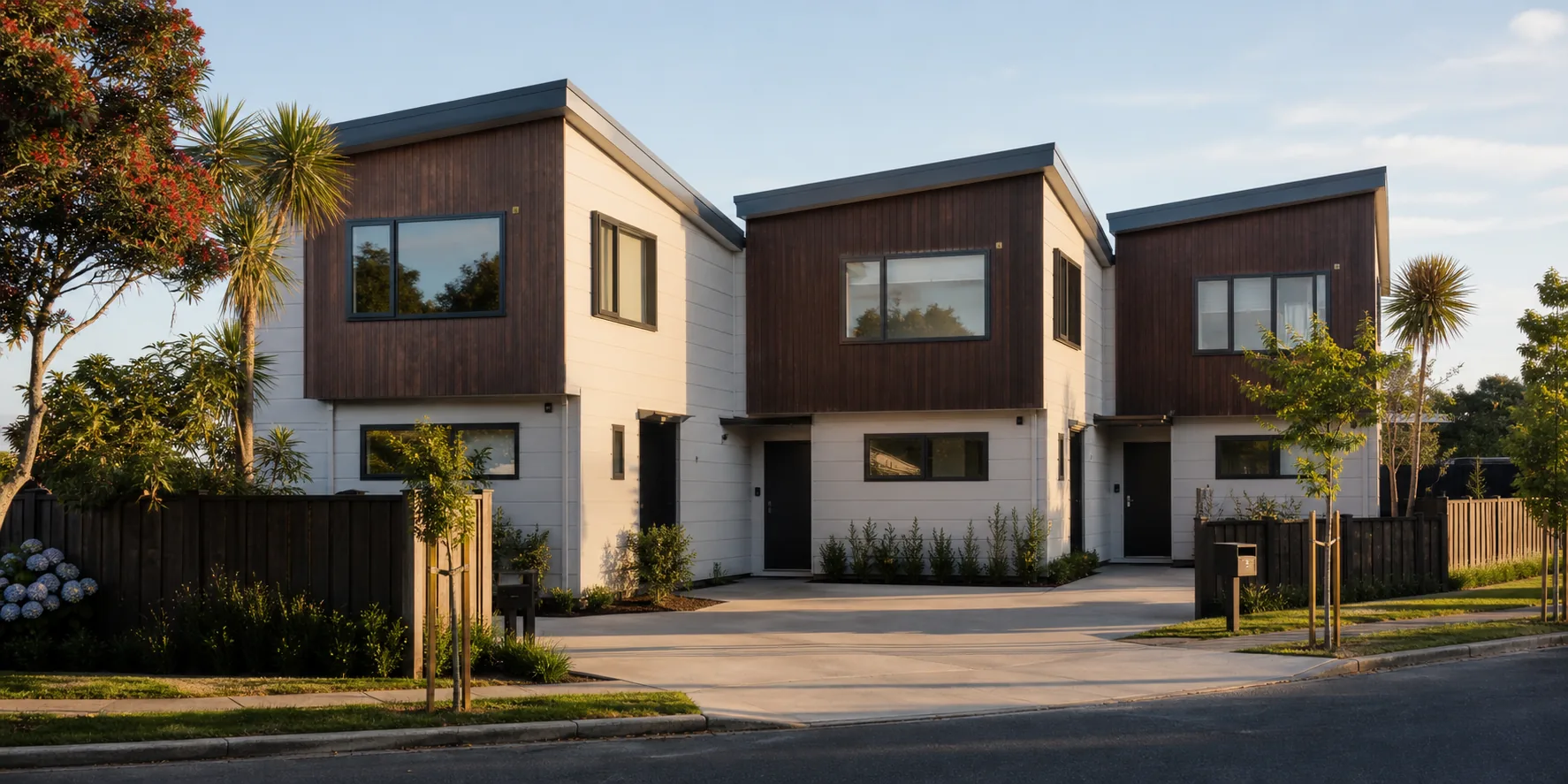 A row of townhouses of the kind built in Henderson since 2015
